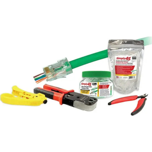 Simply45 RJ45 starter kit CAT6, alt til at komme i gang