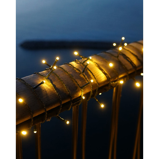 Sirius Easy-Line udendørs lyskæde, 300 varm hvide lys, 29,9 meter