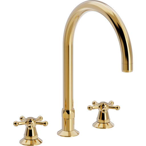 Toni Christiansborg køkkenarmatur, messing