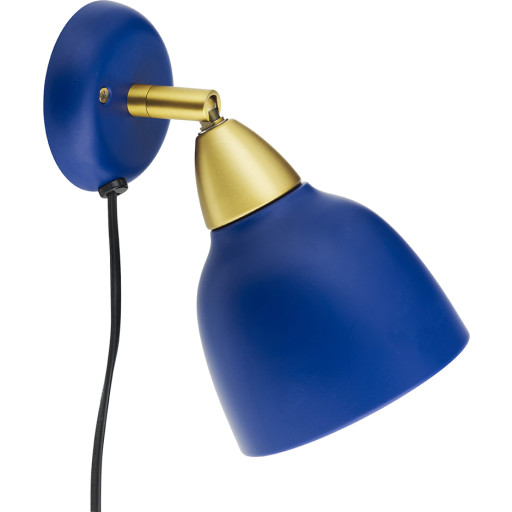 Superliving Urban vägglampa, kort, mörkt blå