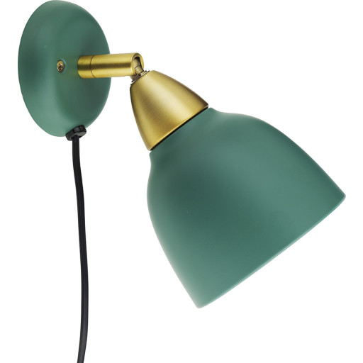 Superliving Urban vägglampa, kort, mörkt grön