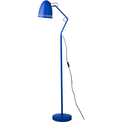Superliving Dynamo golvlampa, mörk blå