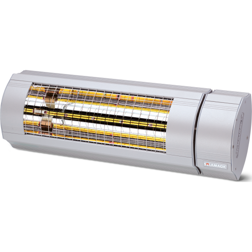 Solamagic Eco+ Pro BTC Smart infrarød terrassevarmer, 2000W, titanium billede