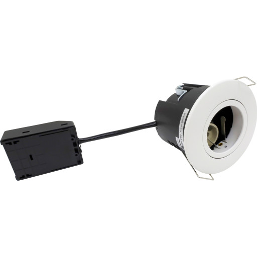 Nordtronic Uni Install G2 indbygningsspot, ekskl. lyskilde, GU10 (230V), rund, hvid (mat)