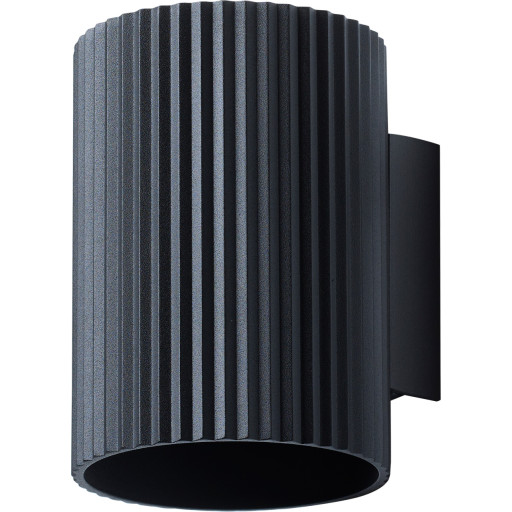 Loevschall Sekvens væglampe, sort