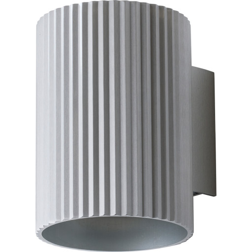 Sequence vegglampe med opp og ned lys i aluminium