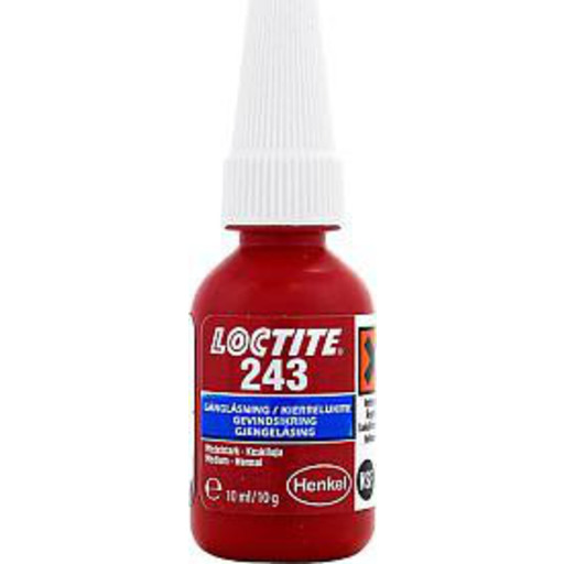 Loctite 243 gevindsikring, medium styrke, 10 ml billede