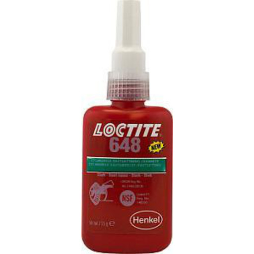 Loctite 648 cylindrisk fastgørelse, høj styrke, 50 ml