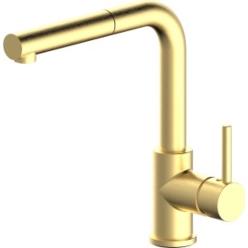 Skanitek Litta-S køkkenarmatur, udtrækstud, messing