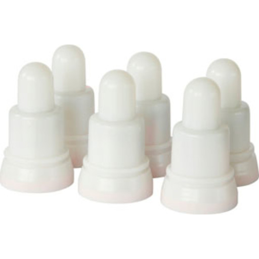 Duni genopladelige LED indsats, hvidt lys, 6 stk. billede