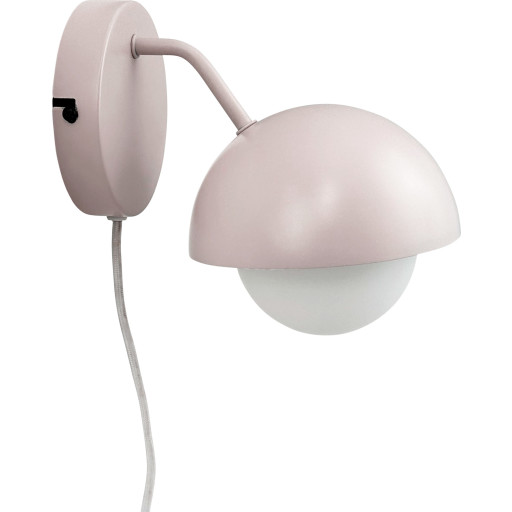 Dyberg Larsen Rose vägglampa, beigerosa