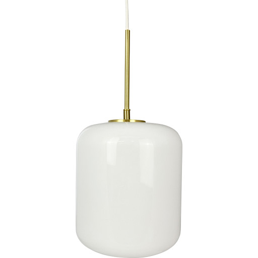 Silvia D20 pendel, opal/messing