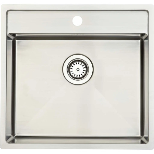 Lavabo Kubus 520 Soft diskb&auml;nk, 53x50 cm, rostfritt st&aring;l