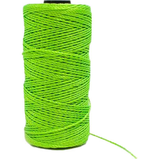 Roliba mursnor neongrøn 1,2 mm - 3-slået 6-8 nylon 120 m