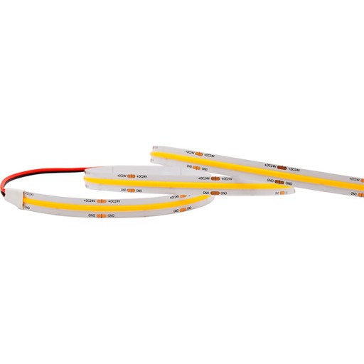 HiluX HighLumen COB LED Strips - 24V - 15W - 1300lm/m - 3000K - CRI95+ - 5m - IP65