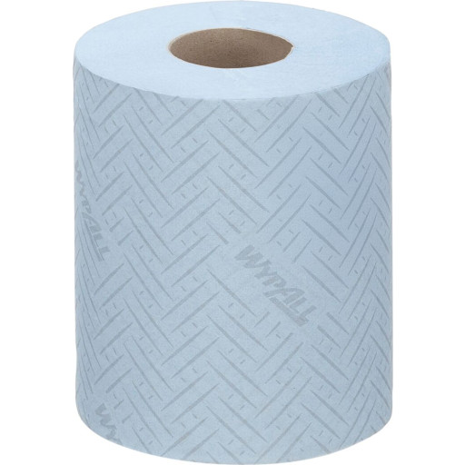 6 stk Hånklæderulle, blå, 79 meter billede