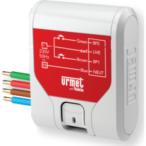 Indbygning 2 Kanal Sender 230v Til Up Zigbee System Fra Yokis