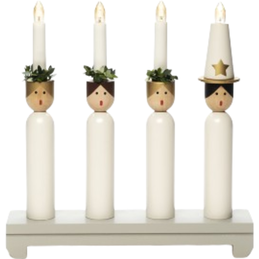 Konstsmide Lucia adventsljusstake, 4 ljus