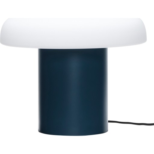 Hübsch - Ateliers Bordlampe Mørkeblå/Hvid