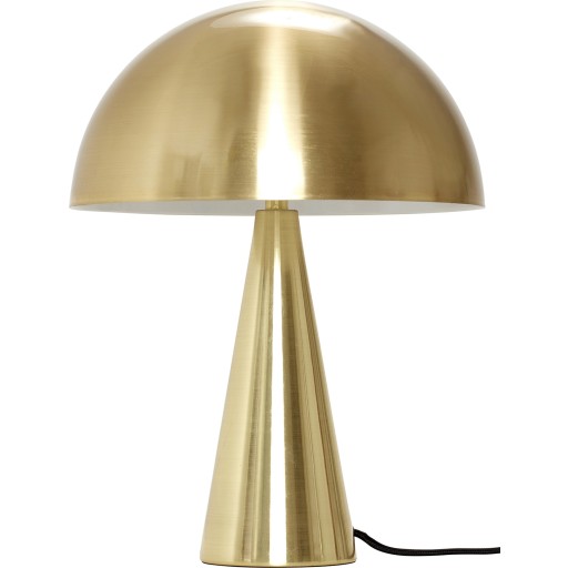 Hübsch Mush bordslampa, mässing, 33 cm