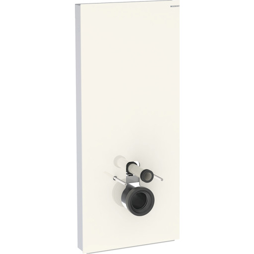 Geberit Monolith Plus cistern för vägghängd toalett, 114 cm, beige glas