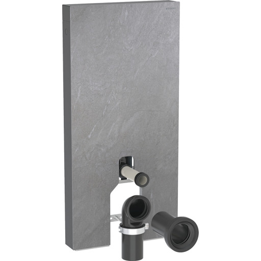Geberit Monolith Plus cisterne til back-to-wall toilet, 101 cm, skiferlook