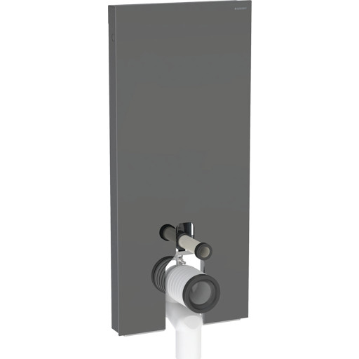 Geberit Monolith cisterne til back-to-wall toilet, 114 cm, gråt glas
