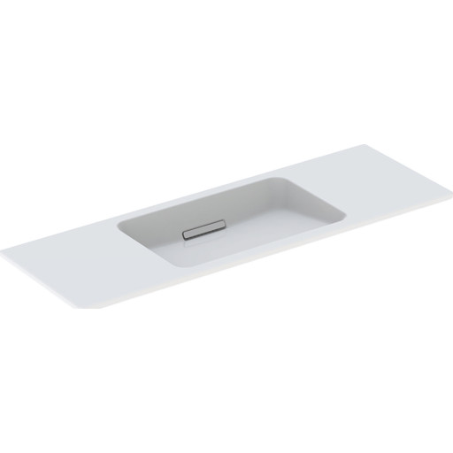 Geberit One håndvask 1200x400x13mm til indbygningselement/møbel hvid