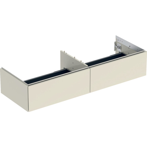 Geberit One underskab, 133,2x47 cm, højglans beige