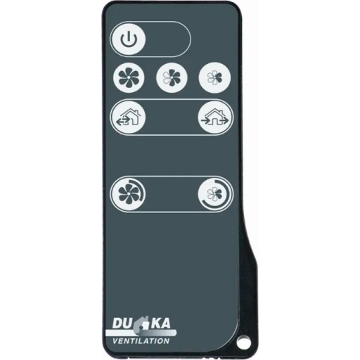 Fjernbetjening til Duka One varmegenvending