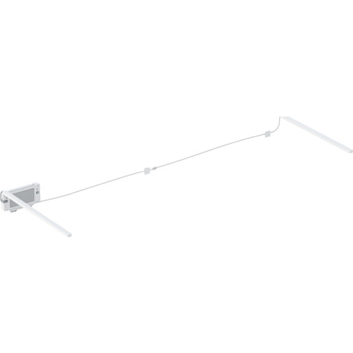 Geberit iCon lysliste, 350 mm, til skuffe, kan oplades, plast