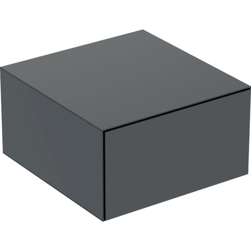 Geberit One sideskab, 45x47 cm, mat sort
