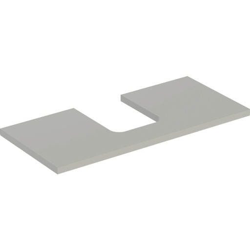 Geberit One b&auml;nkskiva, 104,2x47,3 cm, matt gr&aring;
