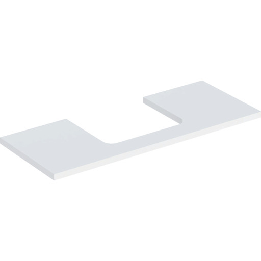Geberit One bänkskiva, 119x47,3 cm, matt vit
