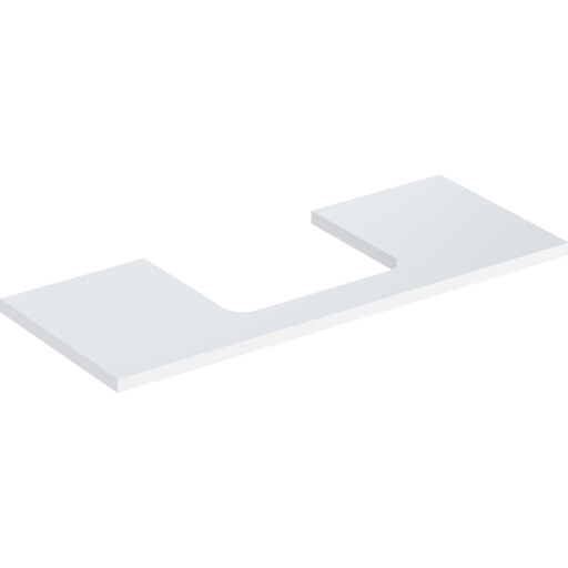 Geberit One bordplade, 119x47,3 cm, højglans hvid