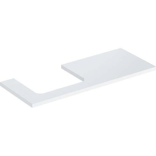 Geberit One bordplade, 119x47,3 cm, højglans hvid