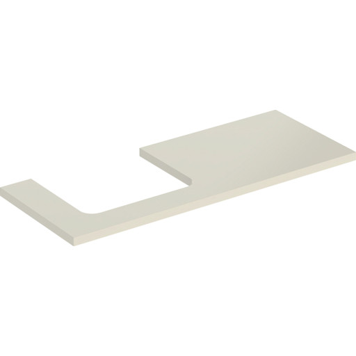 Geberit One b&auml;nkskiva, 119x47,3 cm, h&ouml;gglans beige