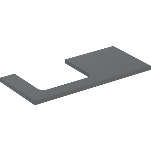 Geberit One bänkskiva, 104,2x47,3 cm, matt antracit