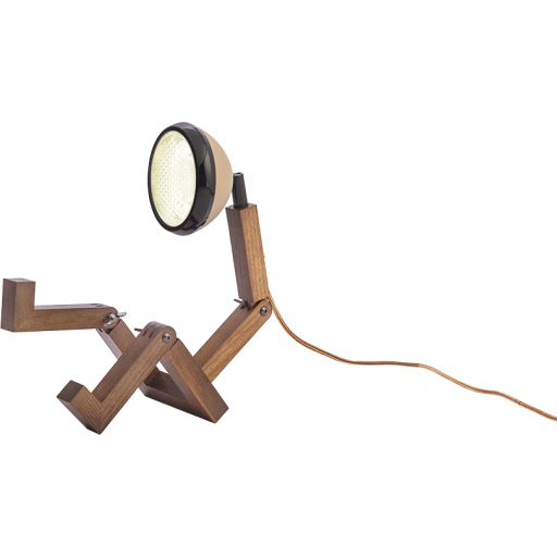 Mini Mr Wattson bordslampa, beige