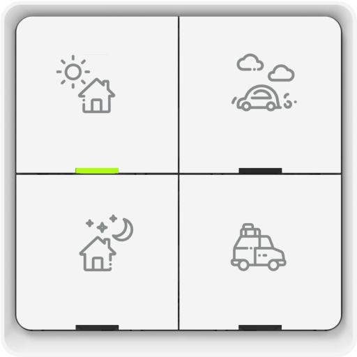 Dimplex Nord Nobø SWS-IZ Smart vægkontakt billede