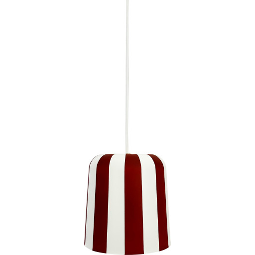 Dyberg Larsen - Gry Pendel Mørk Rød/Hvid