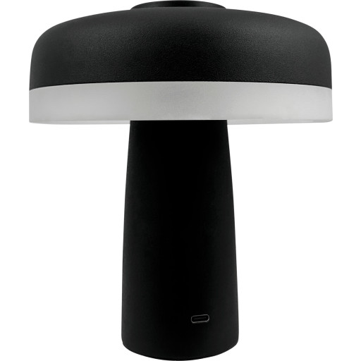 Dyberg Larsen Porter uppladdningsbar bordslampa, svart