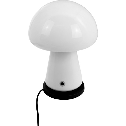 Dyberg Larsen - Morkel Mushroom LED-batteridrevet bordlampe, hvid