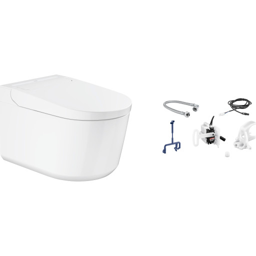 Grohe Sensia Basic dusch- och toalettpaket, utan spolkant, antibakteriell, vit