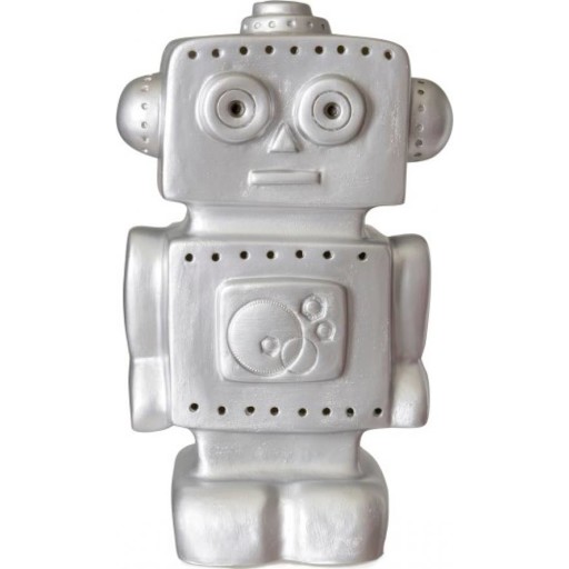 Heico Robot børnelampe, sølv