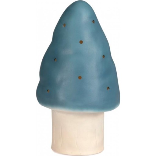 2 stk Heico Svamp børnelampe, blå, Ø15x28 cm