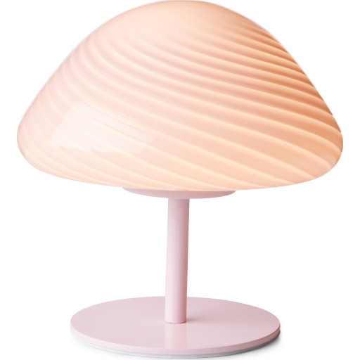 Halo Design Mini Mush bordlampe, lyserød billede