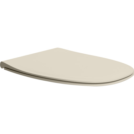 GSI Modo+ toiletbræt, soft close, aftagelig, mat beige billede