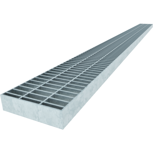 Flexi Riste Flexi 100 x 25 x 1250 mm rist til sokkelaffugter, S235JR/DIN1461