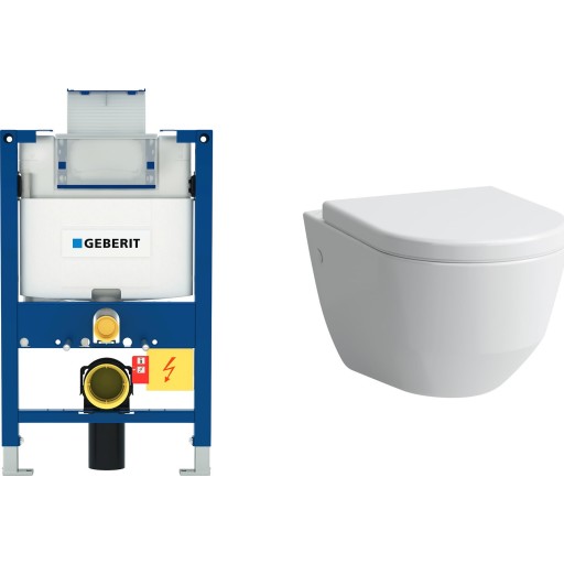Laufen Pro v&auml;ggh&auml;ngt toalettpaket, vit